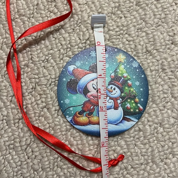 NWT - Disney - Adorable Mickey Mouse with snowman ornament! - Picture 5 of 7